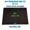 1 of 3-image forB120XAB01.0 Acer Chromebook Spin 512 R851 R851TN LCD Touch Screen Assembly
