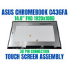 1 of 6-image for14" Asus Chromebook Flip C436FA FHD LCD LED Touch Screen Assembly Display