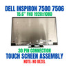 1 of 6-image forLcd Touch Screen Bezel Dell Inspiron 7506 2-in-1 15.6" FHD RFCMD
