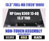1 of 2-image forHP Envy 13-aq 13.3" FHD Uwva Non Touch Lcd Screen Complete Assembly L53371-001