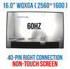 1 of 9-image forB160QAN02.W HW0A 16" LCD 2560X1600 Screen Non Touch Display 40 Pin Lenovo