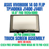 1 of 9-image for14" LCD Touch Screen Display Assembly Asus Vivobook Go Flip TP1400KA-EC150W