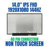 1 of 4-image forLM140LF1F02 LM140LF1F 02 14.0" FHD IPS 144hz 40 Pin LCD Screen Panel