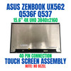 1 of 8-image forUHD 15.6" ASUS Q536 Q536F Q536FD Q536FD-BI7T15 LCD Touch Screen Digitizer