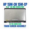 1 of 9-image for15.6" UHD 4K LED LCD Display Touch Screen Digitizer HP Envy x360 15-CN 15m-CN