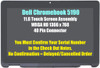 1 of 4-image for11.6" B116XAB01.2 HD IPS LCD Display Touch Digitizer Assembly CHROMEBOOK 5190