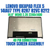 1 of 11-image forLenovo Flex 7 14IRU8 82Y2 2.2K LCD Touch Screen Digitizer Display Assembly