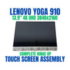 1 of 7-image forLenovo Yoga 910-13IKB 13.9" Complete LCD Touch Screen Assembly UHD 4K