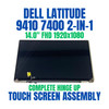 1 of 8-image forDell Latitude 7400 2-in-1 FHD LCD Touch Screen Silver MNWK6