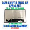 1 of 8-image forAcer Swift SF514-55GT SF514-55T LCD Touch Screen Display Digitizer Assembly