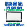 1 of 11-image forHD Lenovo 300E Yoga Chromebook Gen 4 Touch Screen LCD Assembly 5D11C95911