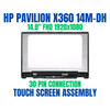 1 of 5-image forHP Pavilion X360 14-DH0500SA 14" FHD LCD Touch Screen Digitizer Assembly