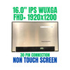 1 of 9-image forLenovo ThinkPad T16 Gen 1 2 LED LCD Screen Display Panel 16" FHD+ 5D10V82407