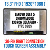 1 of 8-image forOLED LCD Touch Screen Digitizer Lenovo Duet 5 Chromebook 13Q7C6 5D10S39729