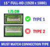 2 of 11-image forDell DP/N C9PFN 15.6" FHD AG IPS Display Screen matte 16.7M 100% sRGB 17mm Connection