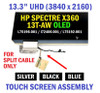 1 of 8-image forHP Spectre X360 13-AW UHD 4k 13" Laptop Screen Assembly Touch OLED