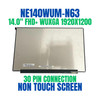 1 of 8-image forFHD+ LCD Display Screen Panel NE140WUM-N63 30 Pin 1920x1200 95% sRGB 300 cd/m