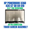 1 of 6-image forFull Screen Assembly FHD LCD Display Touch Digitizer HP Probook x360 435 G8