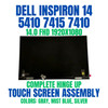 1 of 6-image for14" DC1RR Dell Inspiron 7415 2-in-1 LCD Touch Screen Assembly FHD Gray