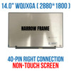 1 of 9-image for14" PN:SD11D19218 IPS LED LCD Screen Display Panel MNE007ZA1-3 40 Pin 2880x1800