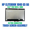 1 of 10-image forL42695-ND1 14.0" 1920x1080 M140NVFA-R2 Laptop LED Screen HP EliteBook X360 1040 G5 Touch Screen Assembly