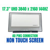 1 of 10-image forB173ZAN06.9 Laptop Screen 17.3" 144hz UHD 4K 3840x2160 Display Non Touch