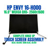 1 of 10-image forN13379-001 HP Envy 16-H1023DX LCD Display Touch Screen WQXGA 120Hz Assembly Bezel
