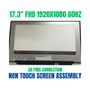1 of 9-image forN173HCE-E3B NV173FHM-N4L 0HGP10 Led Lcd Screen 17.3" FHD 1920x1080 30 Pin