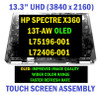 4 of 8-image forHP Spectre X360 13-aw 13T-aw LCD Screen 13.3" OLED UHD Silver L75194-001