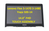 1 of 9-image for14.0" Led Hd Touch Screen Lenovo Yoga -500-14ihw Fru 5d10h91420