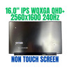 1 of 10-image for16.0" LCD Screen Display Dell 7CGF2 07CGF2 WQXGA 240Hz 40 Pin Non Touch