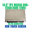 1 of 9-image forTL140ADXP01-00 TL140ADXP01 14" 120Hz LCD Screen Replacement 2560x1600 EDP 40 Pin