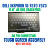 1 of 7-image for15.6" LCD Touch Screen assembly LQ156D1JW37 Dell Inspiron 15 7573 3840x2160