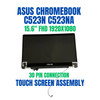 1 of 8-image forAsus C523N C523NA 15.6" LCD Screen Digitizer Display Complete Assembly