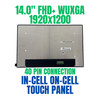 1 of 9-image forReplacement 14.0" NV140WUM-T01 1920X1200 40 Pin 60Hz IPS LED LCD Screen Display Replacement Panel