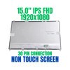 1 of 5-image forB150HAN01.1 B150HAN01.0 FHD 1920X1080 15" Laptop LCD LED Screen Display IPS Non Touch Replacement
