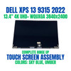 1 of 10-image forR89M1 Dell Xps 13 9315 2022 UHD 4kTouch Screen Assembly Complete SKY BLUE US