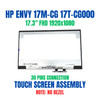 1 of 7-image forL87971-001 HP Envy 17-CG1065CL 17T-CG LCD Display Touch Screen Assembly