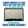 1 of 11-image forLCD Screen Touch Assembly 5M11H62167 Lenovo ThinkPad L13 Yoga Gen 4 21FR