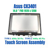 1 of 5-image forScreen ASUS CHROMEBOOK VIBE FLIP CX3401FBA-GE566T 14.0" FHD Touch Screen Assembly