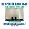 1 of 6-image for13.5" HP Spectre x360 14 EF 2-IN-1 14-EF 1 Touch Screen ATNA35VJ07 M54554-1J0 Laptop LCD Display Assembly OLED 3000X2000