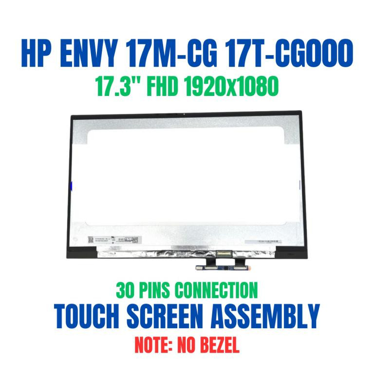 HP Envy 17-CG1xxx 17M-CG1xxx LCD Touch Screen Replacement 17.3