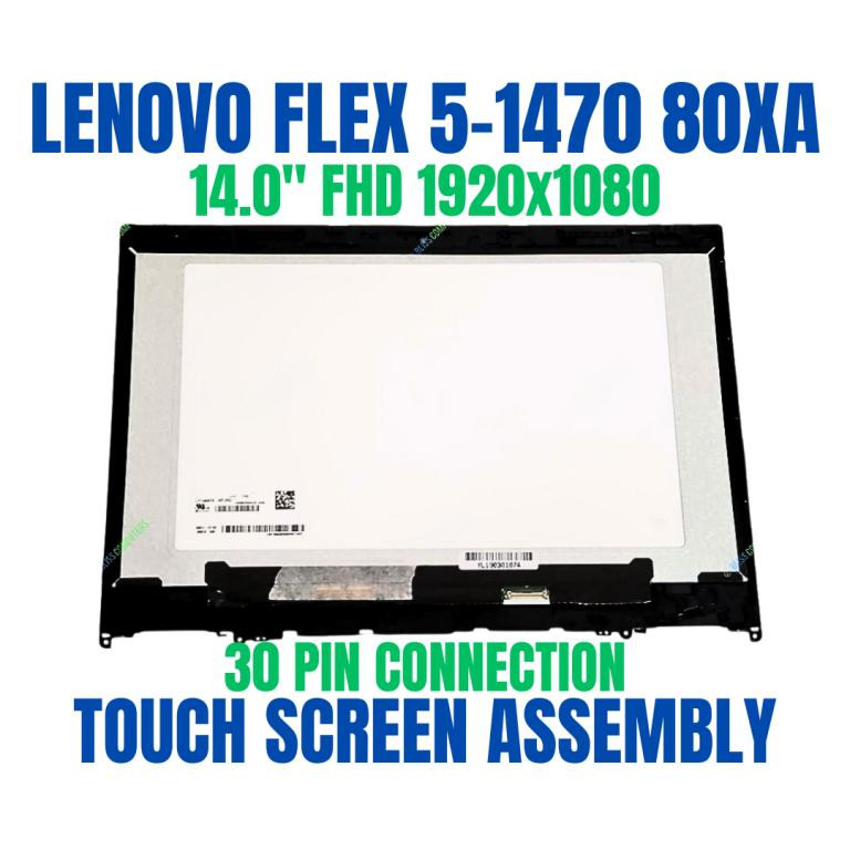 Écran LCD LED 14 Pouces Pour Lenovo Yoga 520 - Full HD 1920x1080, Connecteur 30pin, Neuf