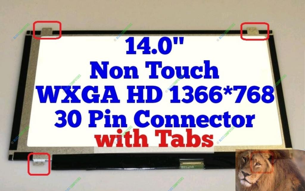 Schermo LCD 14.0 HD WXGA Opaco – Compatibile Lenovo FRU 01LW084