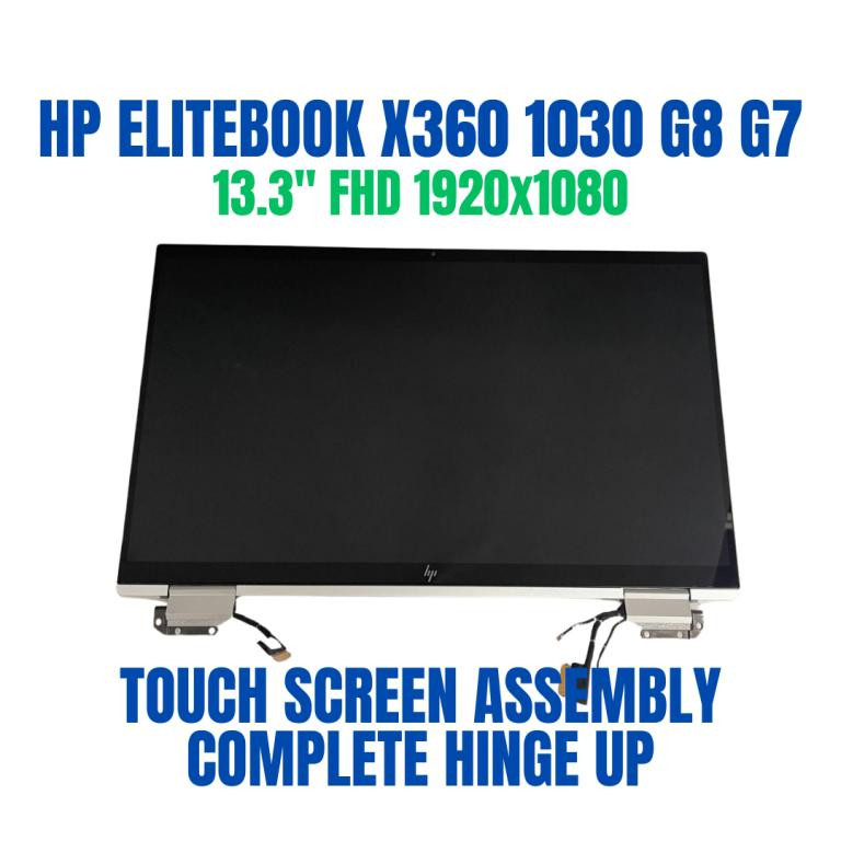 HP Elitebook X360 1030 G8 LCD Touch Screen Digitizer Hinge Up