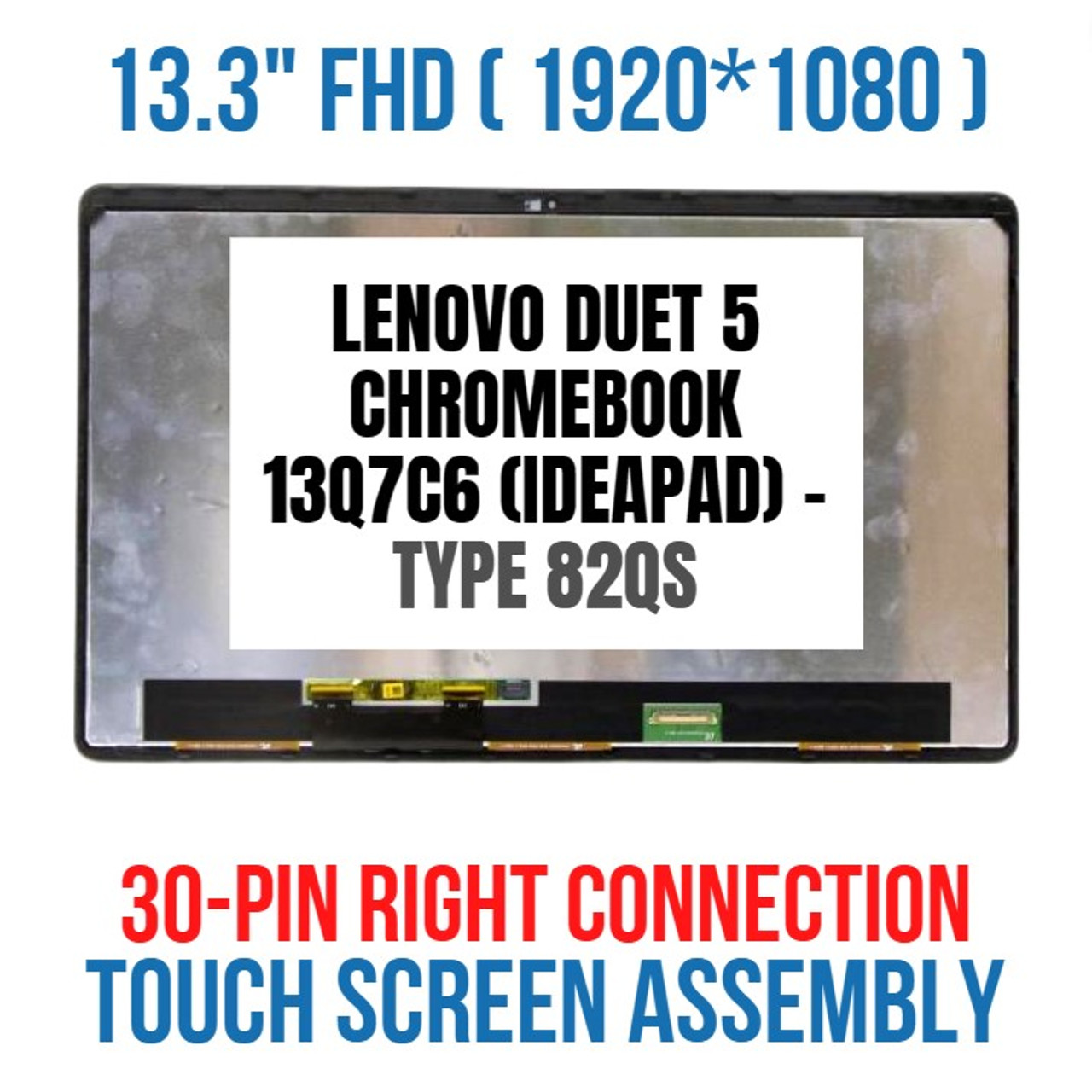 ⭐️Lenovo IP Duet 5 Chromebook 13Q7C6 画面割れ Lenovo Ideapad Duet 5 Chromebook 画面割れタブレットの画面