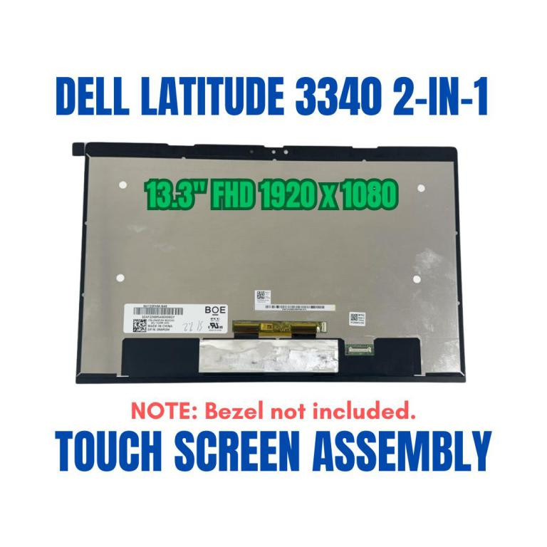 Dell Latitude 3340 2-IN-1 LCD Screen Display Touch Assembly No Bezel
