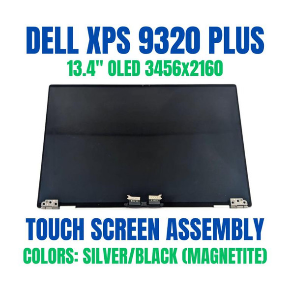 1 of 11-image forDell XPS 9320 Plus 13.4" 3.5K OLED LCD Touch Screen Assembly Complete 08VXVT