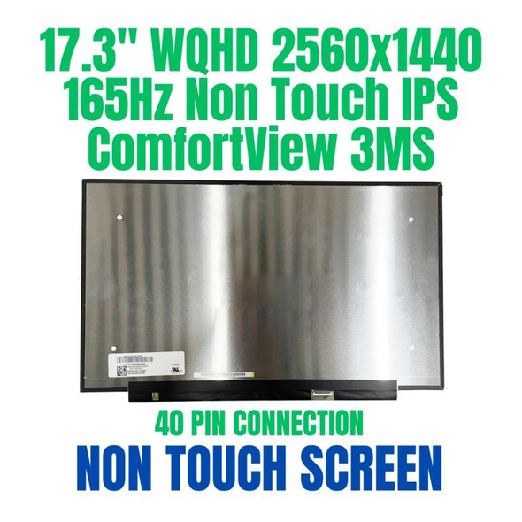 1 of 1-image forNE173QHM-NY9 Laptop LCD Screen Replacement Panel Display 2560x1440 EDP 40 Pin