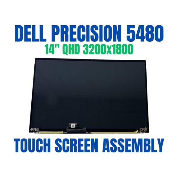 1 of 9-image forOEM Dell Precision 5480 14" QHD Touch Screen LCD W/ IR Cam 630PC 0630PC